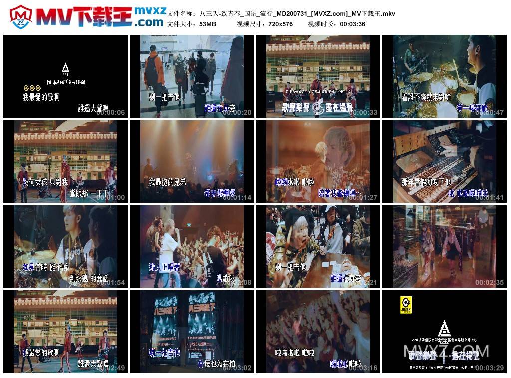 八三夭-致青春_国语_流行_MD200731